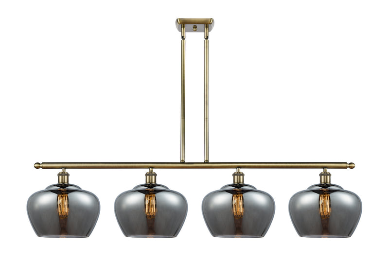 Innovations 516-4I-AB-G93-L-LED LED Island Pendant, Antique Brass