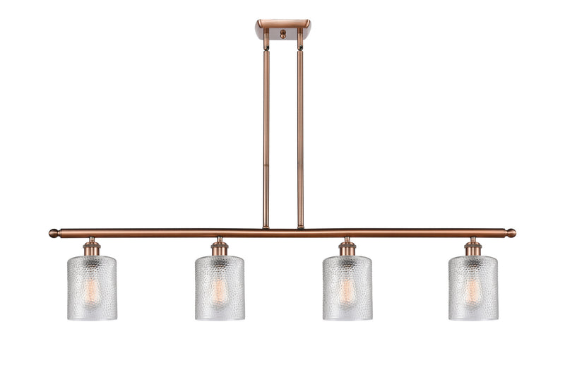Innovations 516-4I-AC-G112-LED LED Island Pendant, Antique Copper