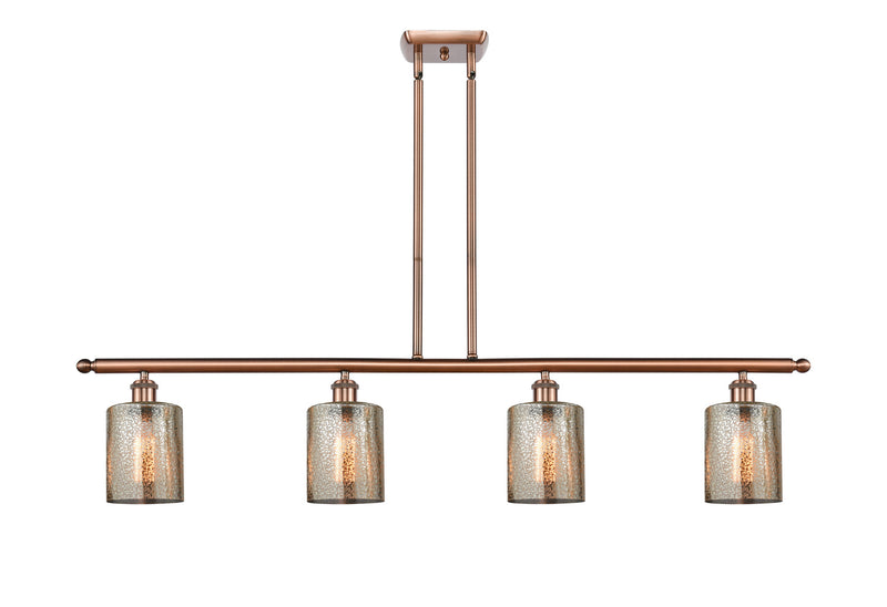 Innovations 516-4I-AC-G116-LED LED Island Pendant, Antique Copper