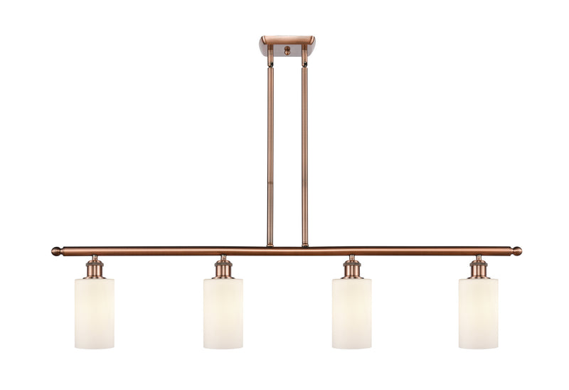 Innovations 516-4I-AC-G801 Four Light Island Pendant, Antique Copper