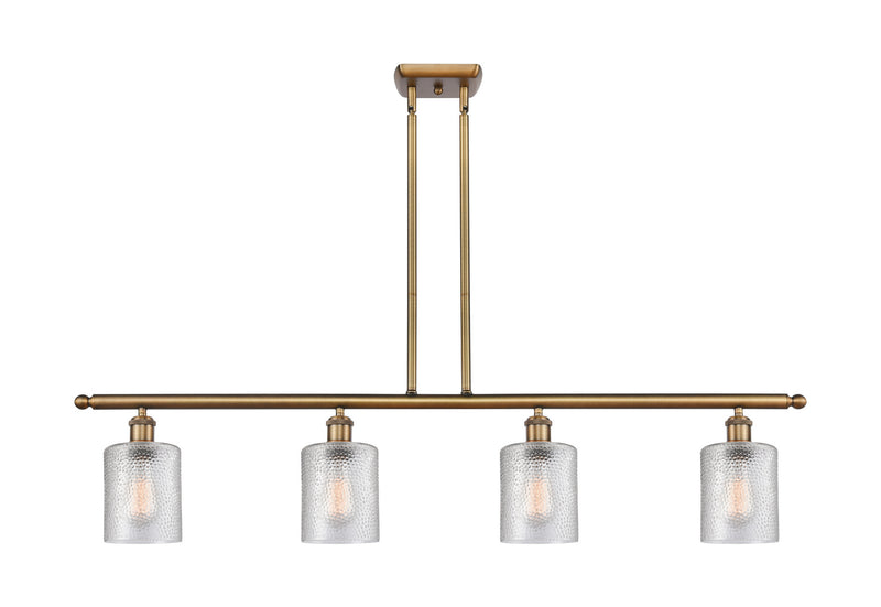 Innovations 516-4I-BB-G112-LED LED Island Pendant, Brushed Brass