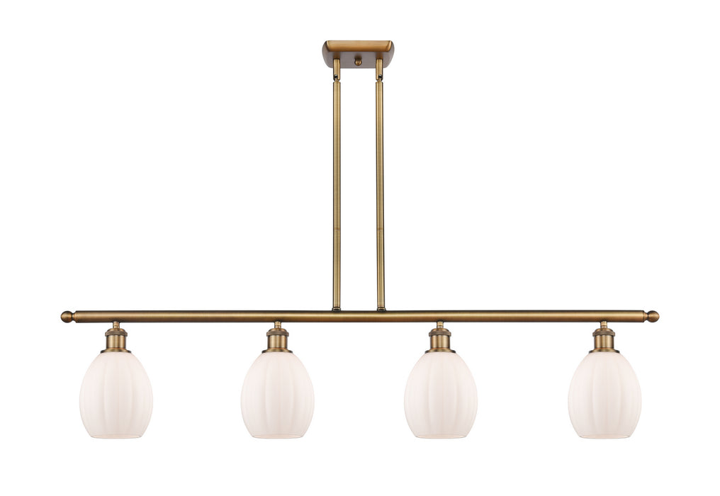 Innovations 516-4I-BB-G81 Four Light Island Pendant, Brushed Brass