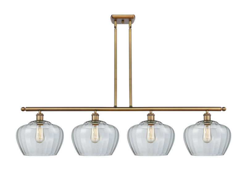 Innovations 516-4I-BB-G92-L-LED LED Island Pendant, Brushed Brass