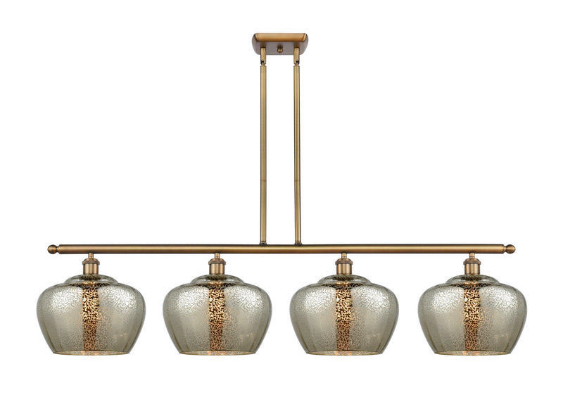 Innovations 516-4I-BB-G96-L-LED LED Island Pendant, Brushed Brass