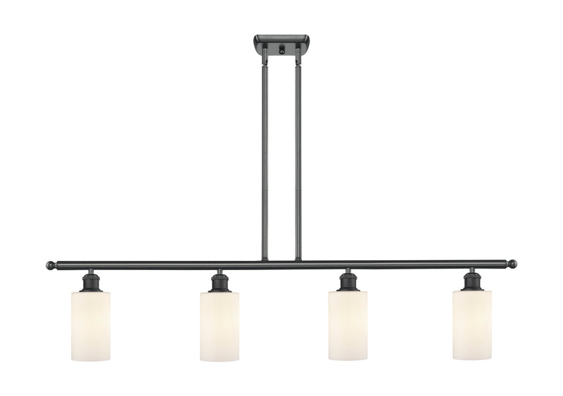 Innovations 516-4I-BK-G801 Four Light Island Pendant, Matte Black