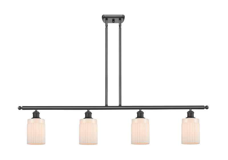 Innovations 516-4I-OB-G341 Four Light Island Pendant, Oil Rubbed Bronze