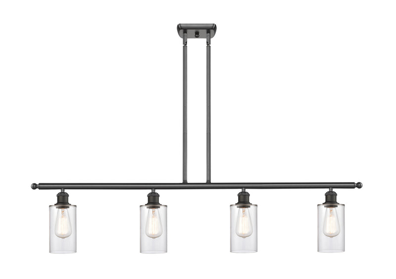 Innovations 516-4I-OB-G802 Four Light Island Pendant, Oil Rubbed Bronze