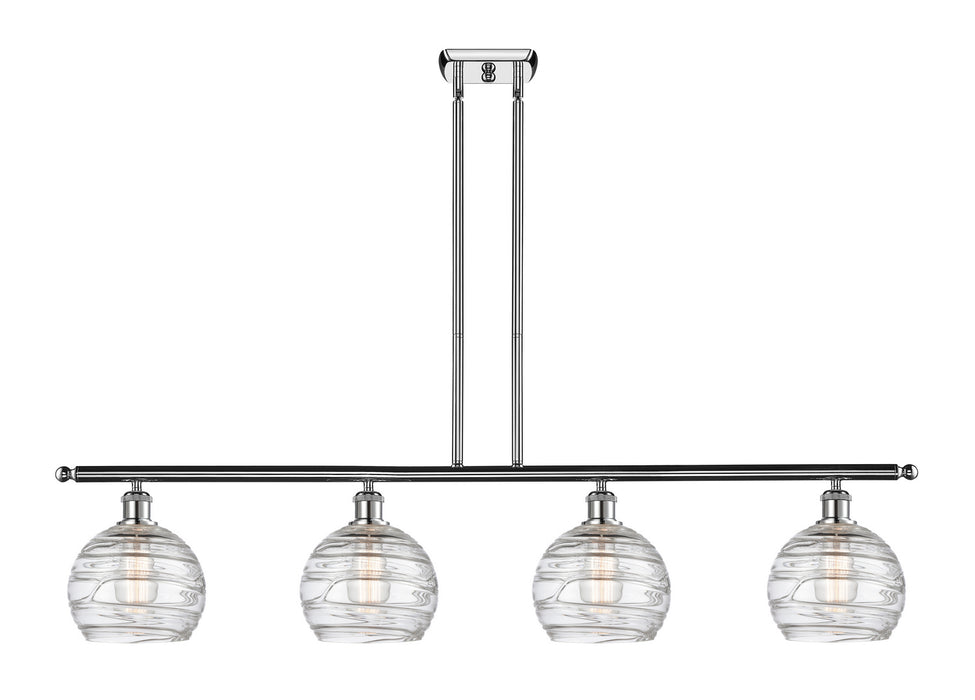 Innovations 516-4I-PC-G1213-8-LED LED Island Pendant, Polished Chrome