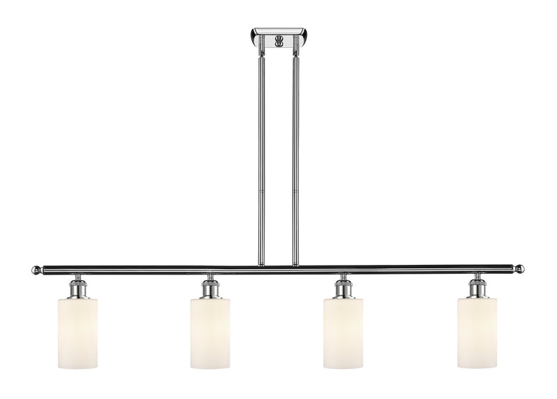 Innovations 516-4I-PC-G801 Four Light Island Pendant, Polished Chrome