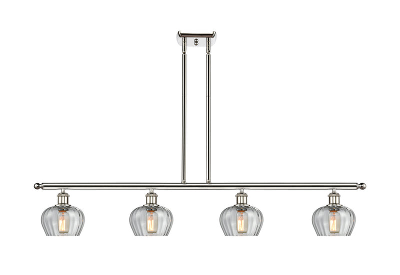 Innovations 516-4I-PN-G92-LED LED Island Pendant, Polished Nickel