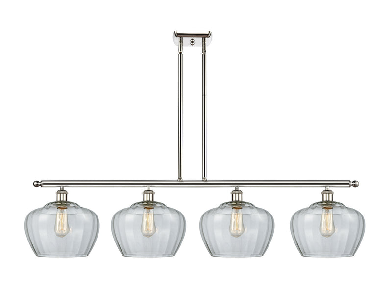 Innovations 516-4I-PN-G92-L-LED LED Island Pendant, Polished Nickel