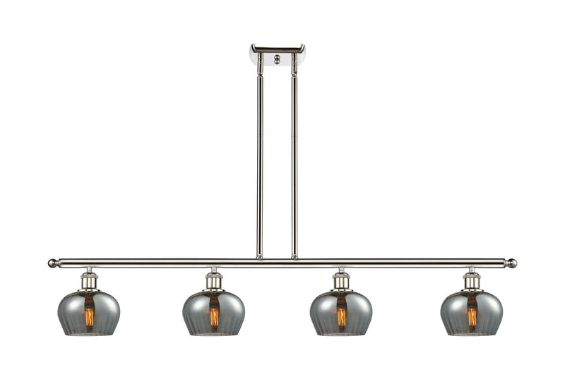 Innovations 516-4I-PN-G93-LED LED Island Pendant, Polished Nickel