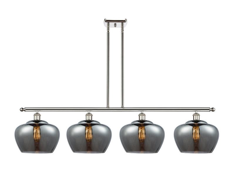 Innovations 516-4I-PN-G93-L-LED LED Island Pendant, Polished Nickel