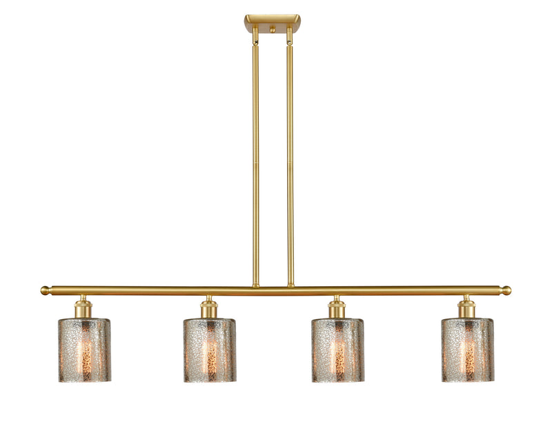 Innovations 516-4I-SG-G116-LED LED Island Pendant, Satin Gold
