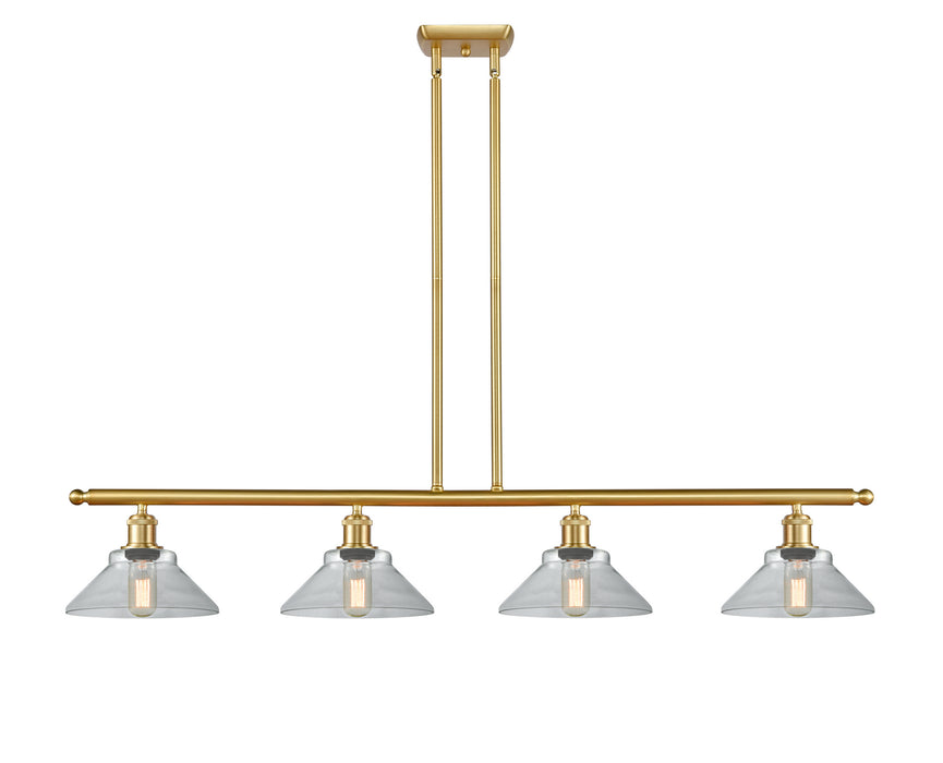 Innovations 516-4I-SG-G132-LED LED Island Pendant, Satin Gold