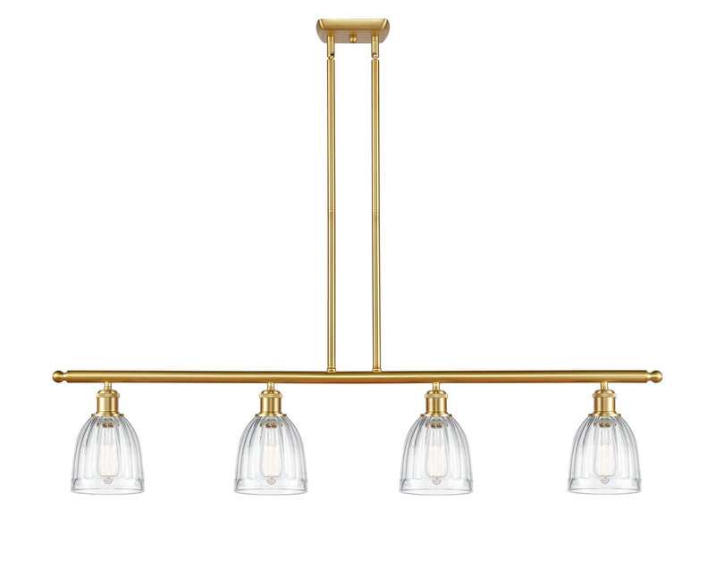 Innovations 516-4I-SG-G442-LED LED Island Pendant, Satin Gold