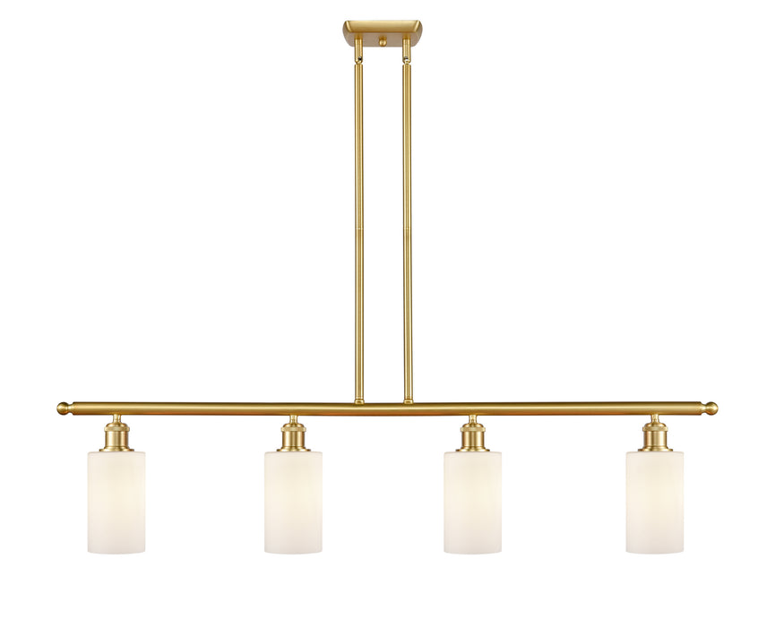 Innovations 516-4I-SG-G801 Four Light Island Pendant, Satin Gold