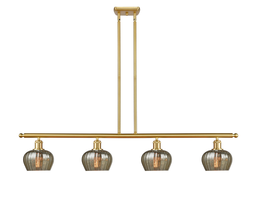 Innovations 516-4I-SG-G96-LED LED Island Pendant, Satin Gold