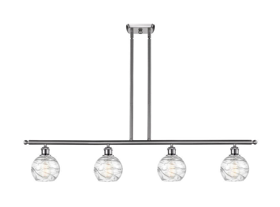 Innovations 516-4I-SN-G1213-6 Four Light Island Pendant, Brushed Satin Nickel