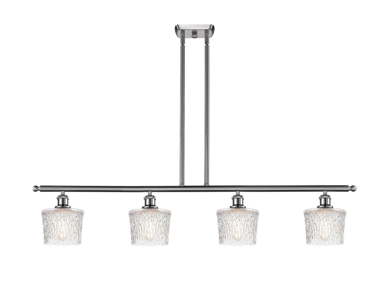 Innovations 516-4I-SN-G402-LED LED Island Pendant, Brushed Satin Nickel
