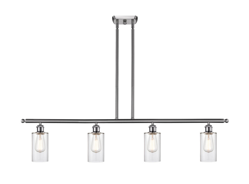 Innovations 516-4I-SN-G802 Four Light Island Pendant, Brushed Satin Nickel