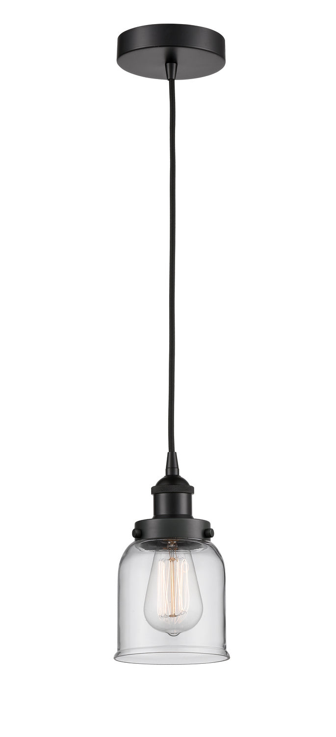 Innovations 616-1PH-BK-G52 One Light Mini Pendant, Matte Black