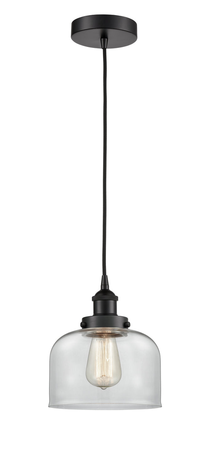 Innovations 616-1PH-BK-G72 One Light Mini Pendant, Matte Black