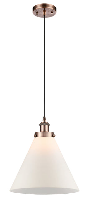 Innovations 916-1P-AC-G41-L One Light Mini Pendant, Antique Copper