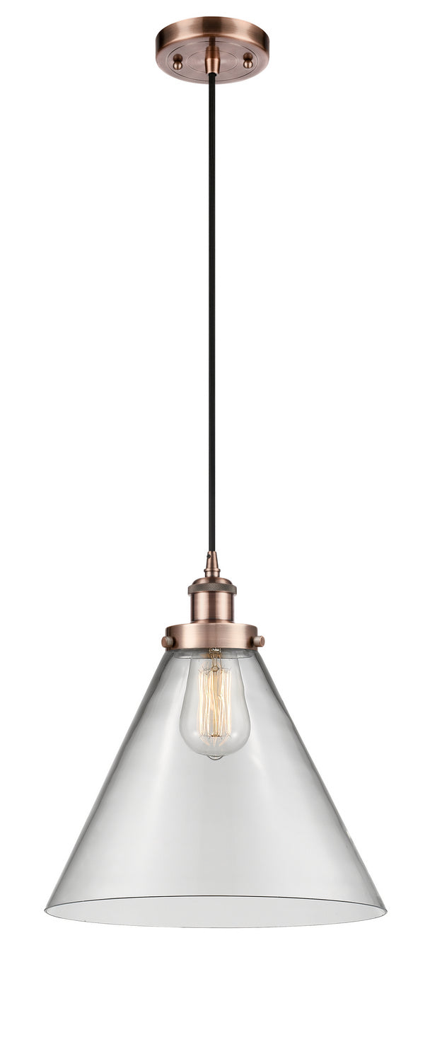 Innovations 916-1P-AC-G42-L-LED LED Mini Pendant, Antique Copper