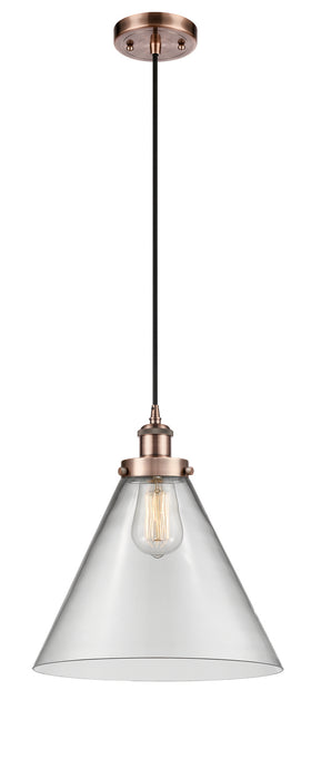 Innovations 916-1P-AC-G42-L-LED LED Mini Pendant, Antique Copper