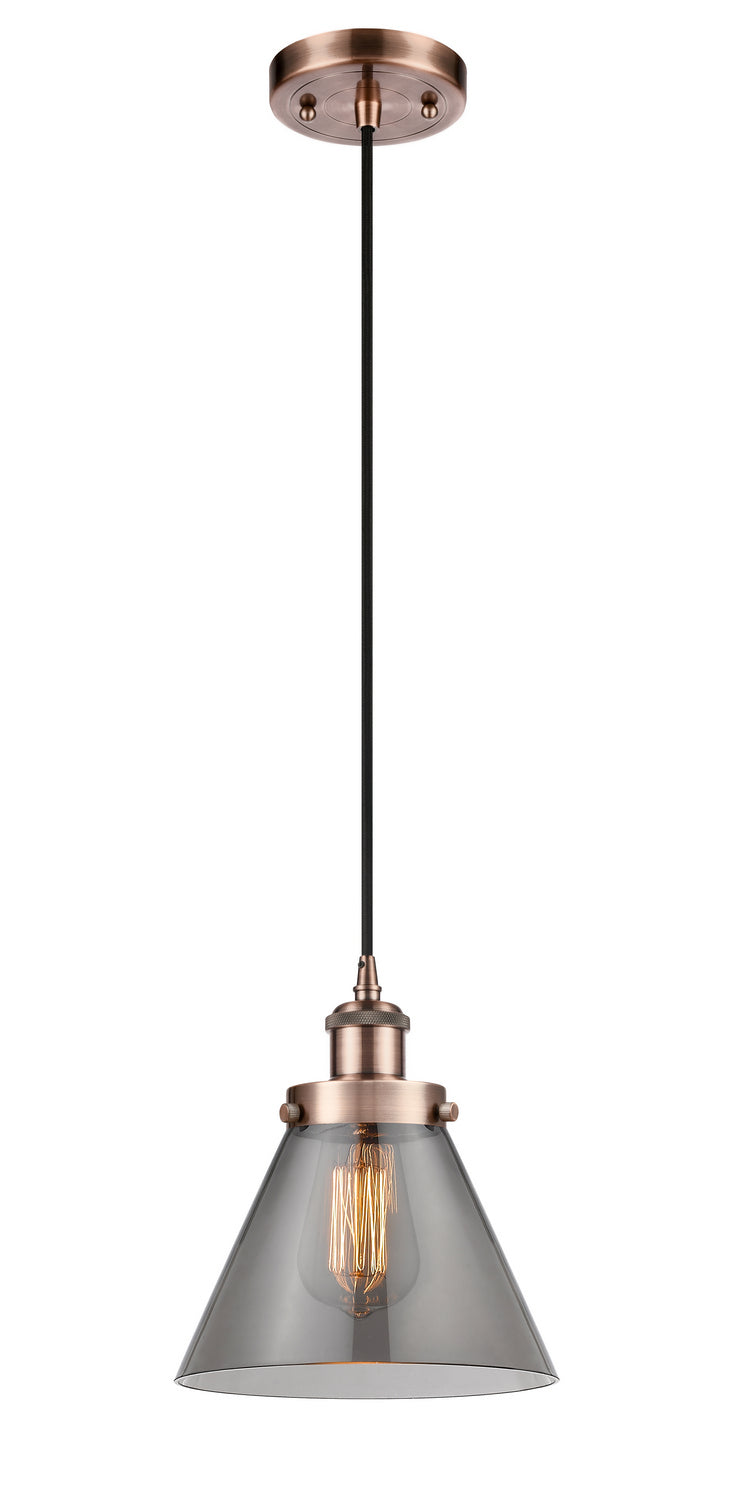 Innovations 916-1P-AC-G43-LED LED Mini Pendant, Antique Copper