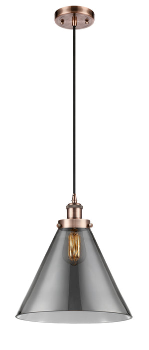 Innovations 916-1P-AC-G43-L-LED LED Mini Pendant, Antique Copper