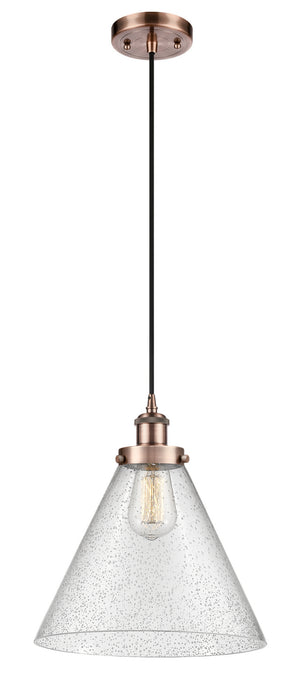 Innovations 916-1P-AC-G44-L One Light Mini Pendant, Antique Copper