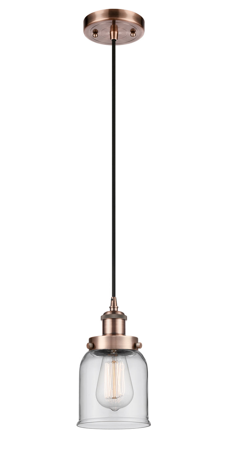 Innovations 916-1P-AC-G52 One Light Mini Pendant, Antique Copper