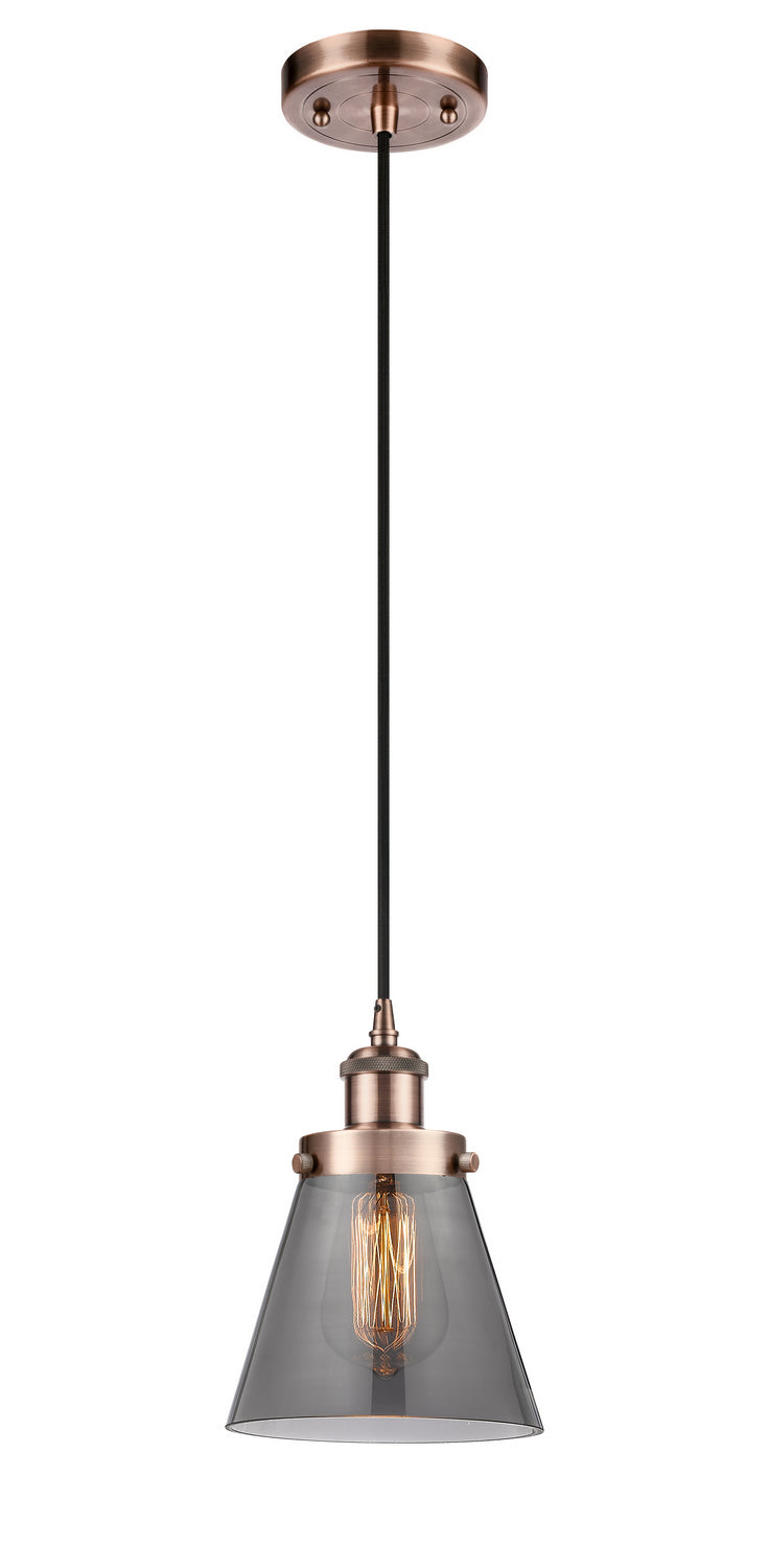 Innovations 916-1P-AC-G63-LED LED Mini Pendant, Antique Copper