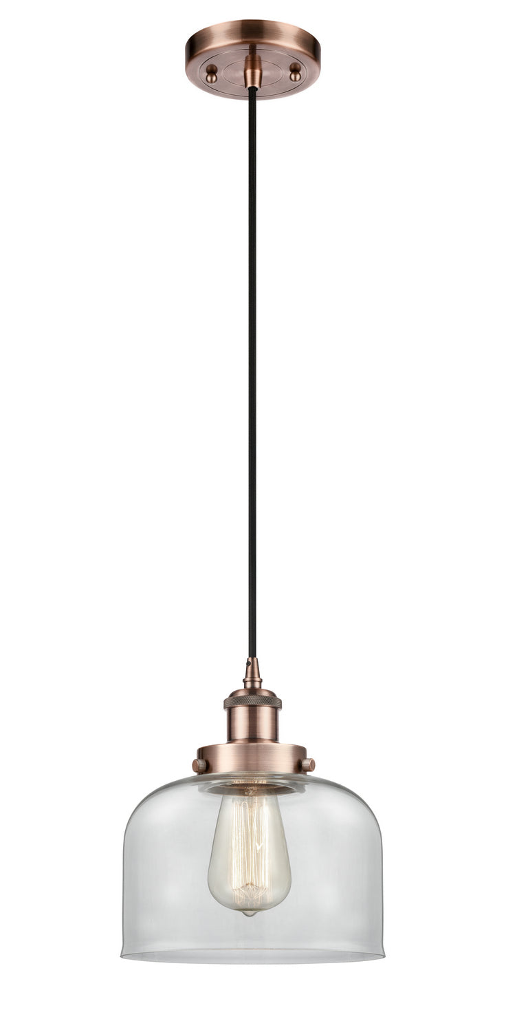 Innovations 916-1P-AC-G72 One Light Mini Pendant, Antique Copper
