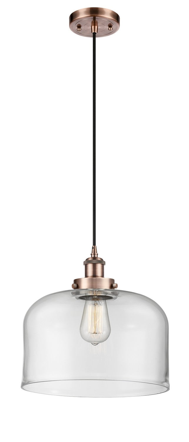 Innovations 916-1P-AC-G72-L One Light Mini Pendant, Antique Copper