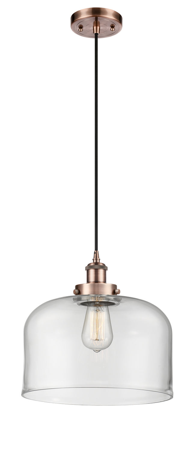 Innovations 916-1P-AC-G72-L-LED LED Mini Pendant, Antique Copper
