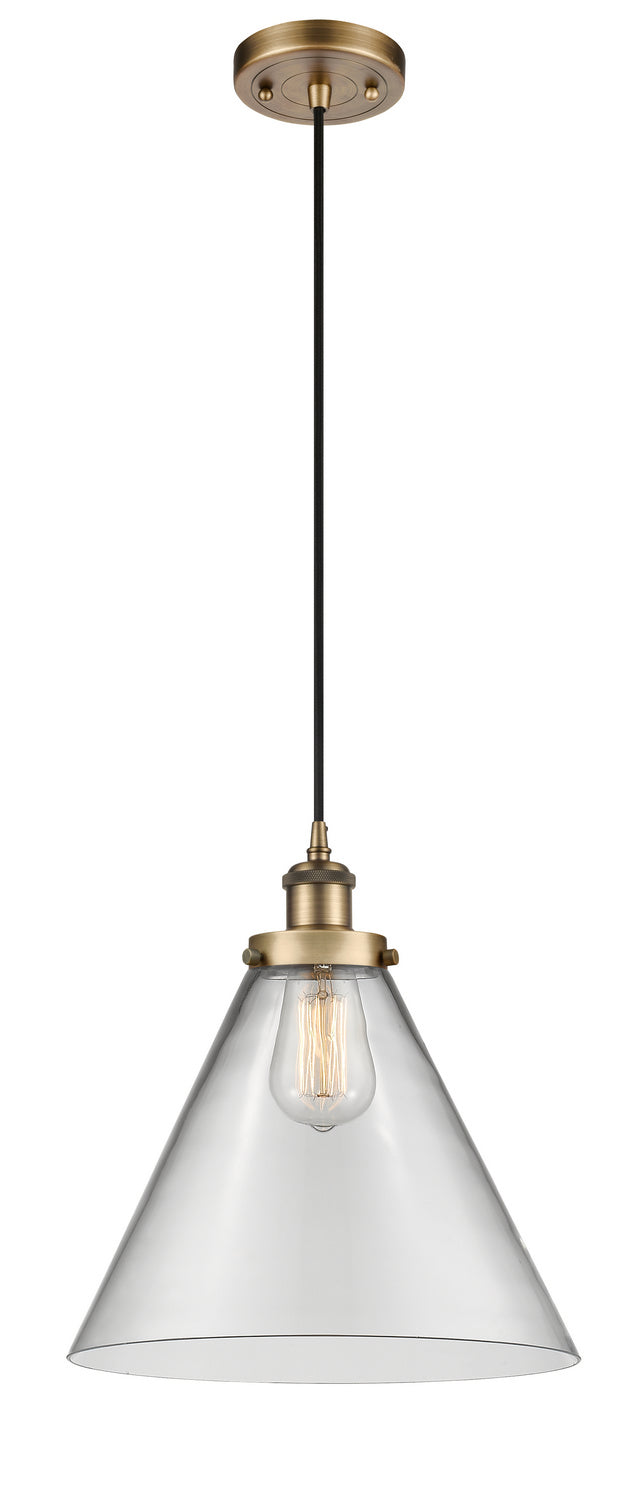 Innovations 916-1P-BB-G42-L-LED LED Mini Pendant, Brushed Brass