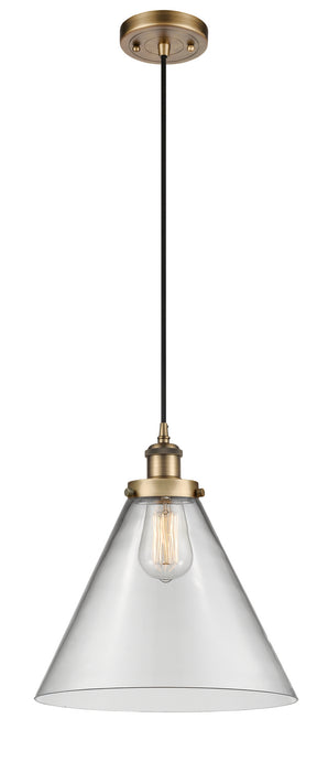 Innovations 916-1P-BB-G42-L-LED LED Mini Pendant, Brushed Brass