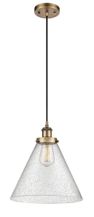 Innovations 916-1P-BB-G44-L-LED LED Mini Pendant, Brushed Brass