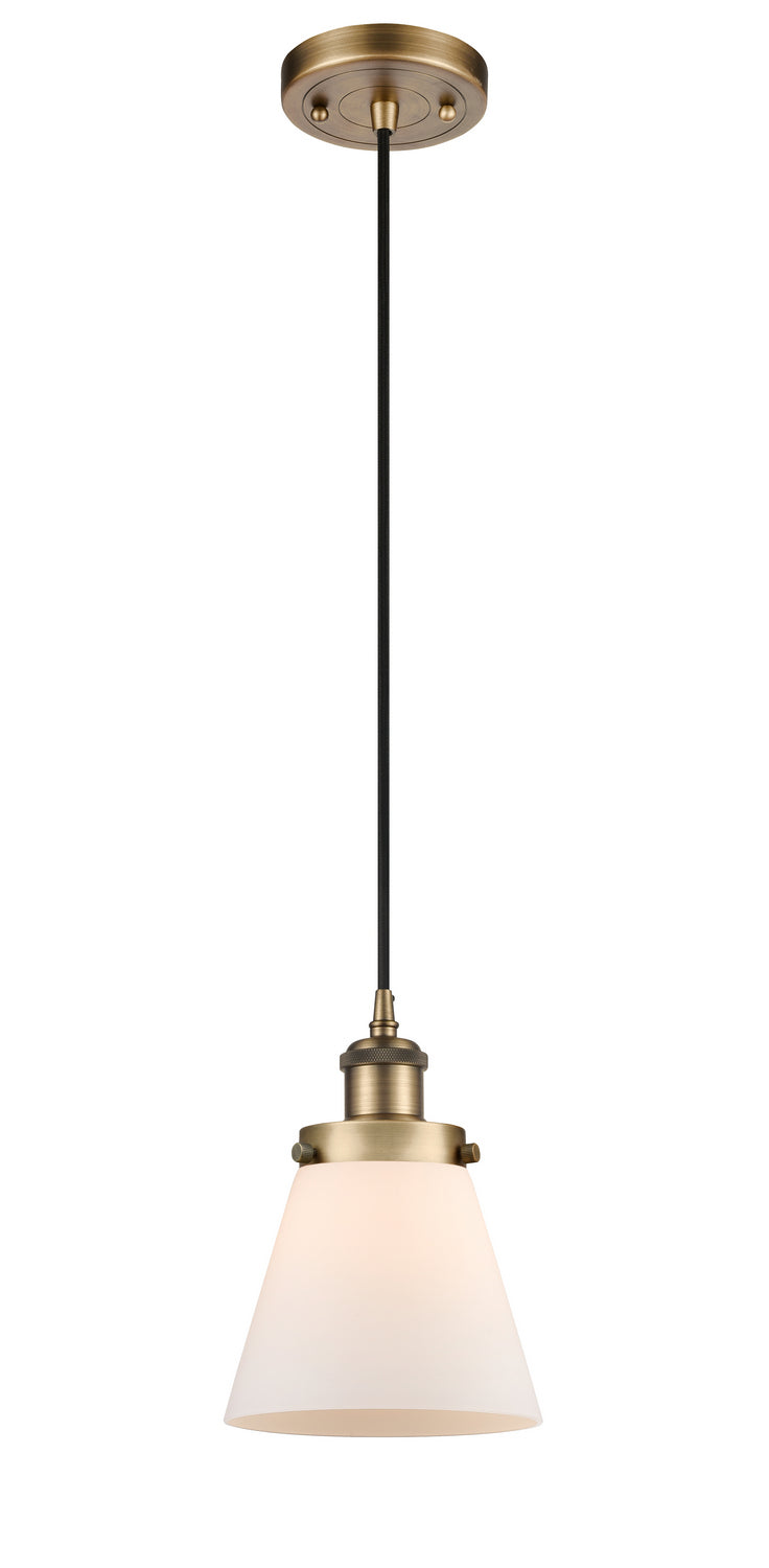 Innovations 916-1P-BB-G61 One Light Mini Pendant, Brushed Brass