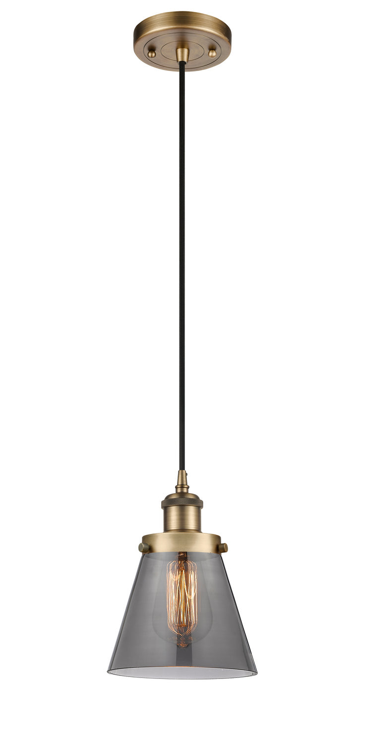 Innovations 916-1P-BB-G63 One Light Mini Pendant, Brushed Brass