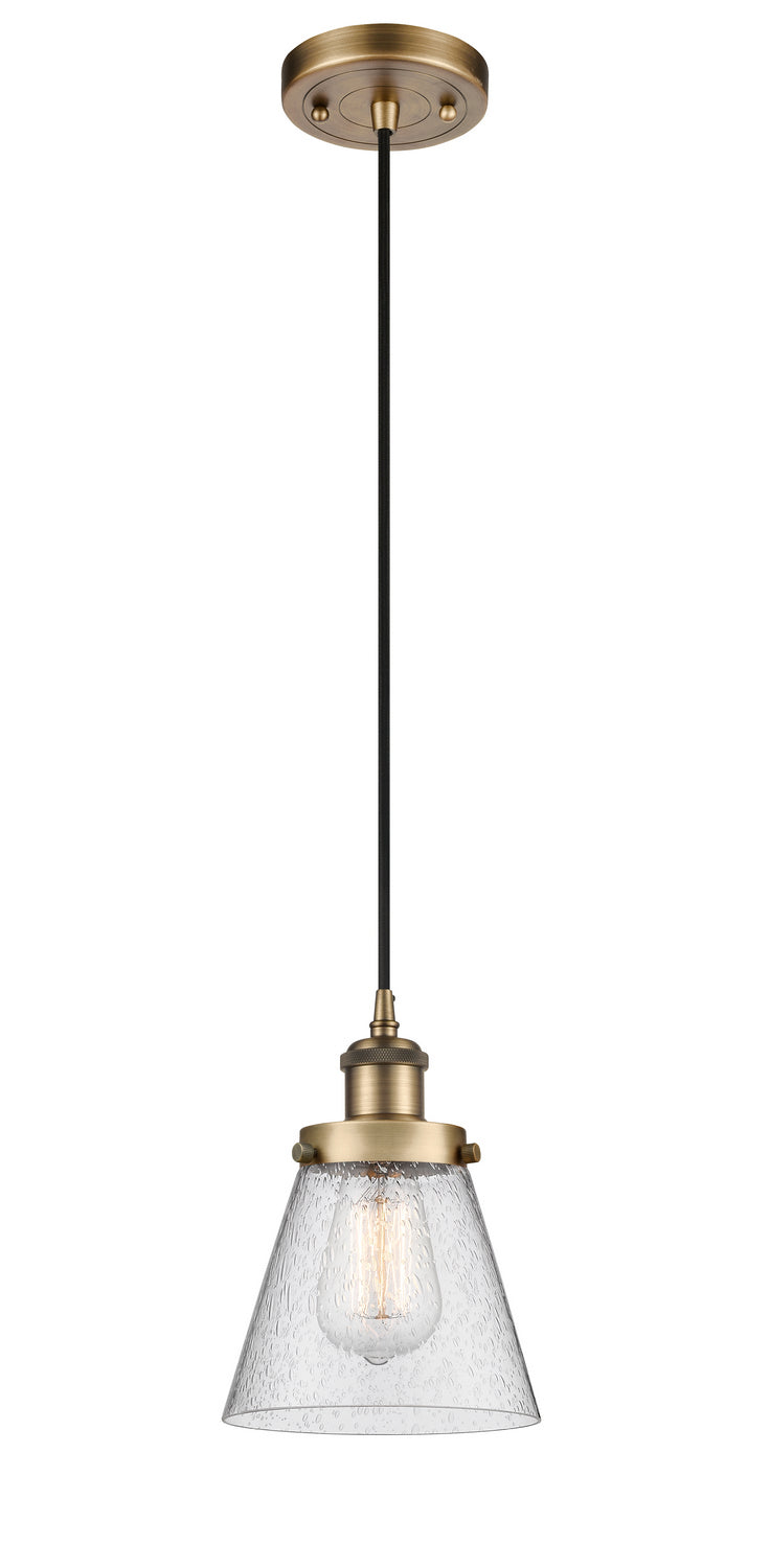 Innovations 916-1P-BB-G64-LED LED Mini Pendant, Brushed Brass
