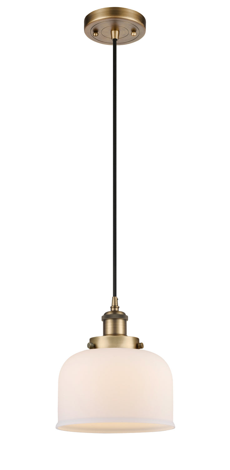 Innovations 916-1P-BB-G71 One Light Mini Pendant, Brushed Brass