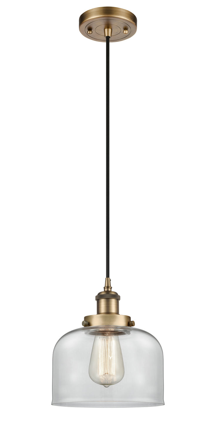 Innovations 916-1P-BB-G72 One Light Mini Pendant, Brushed Brass