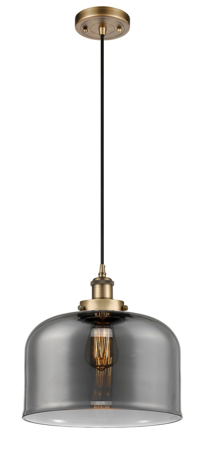Innovations 916-1P-BB-G73-L One Light Mini Pendant, Brushed Brass