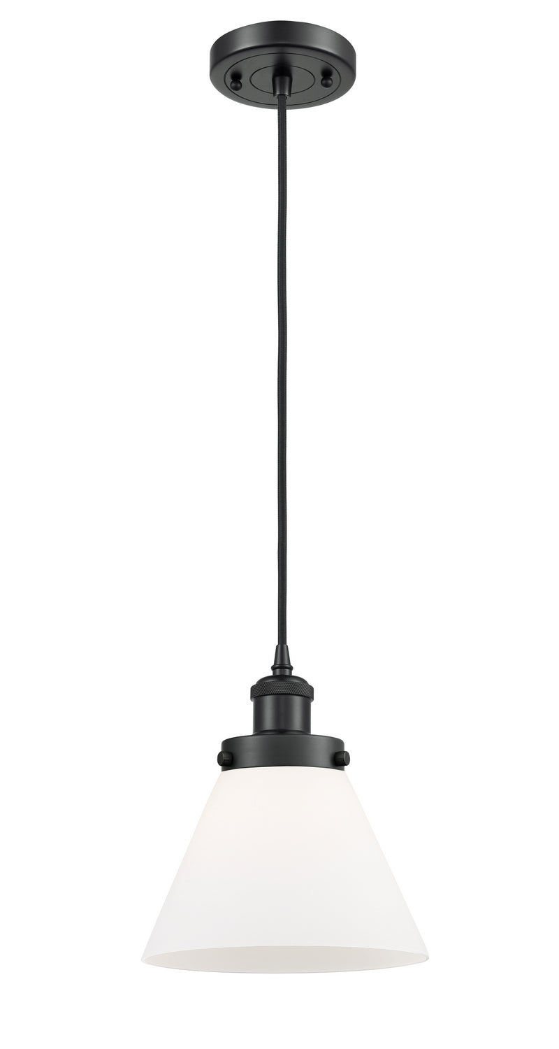 Innovations 916-1P-BK-G41 One Light Mini Pendant, Matte Black
