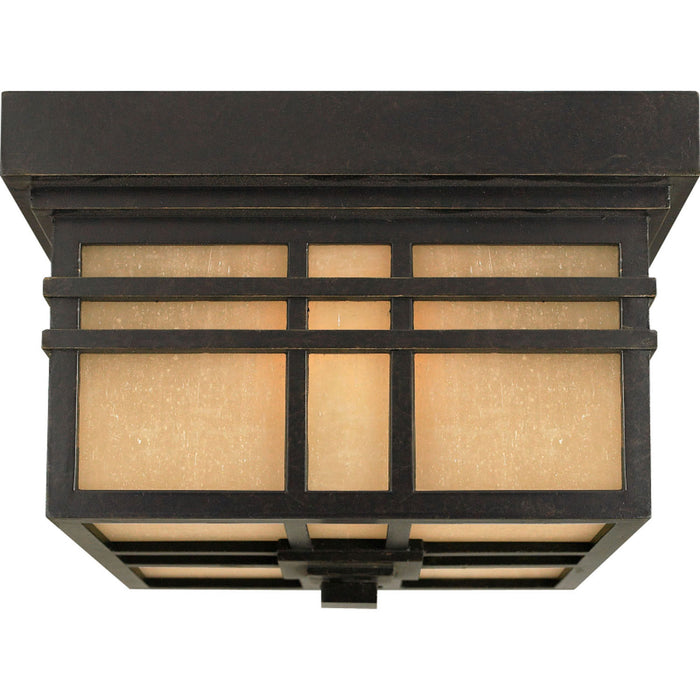 Quoizel HC1612IB Two Light Outdoor Flush Mount, Imperial Bronze
