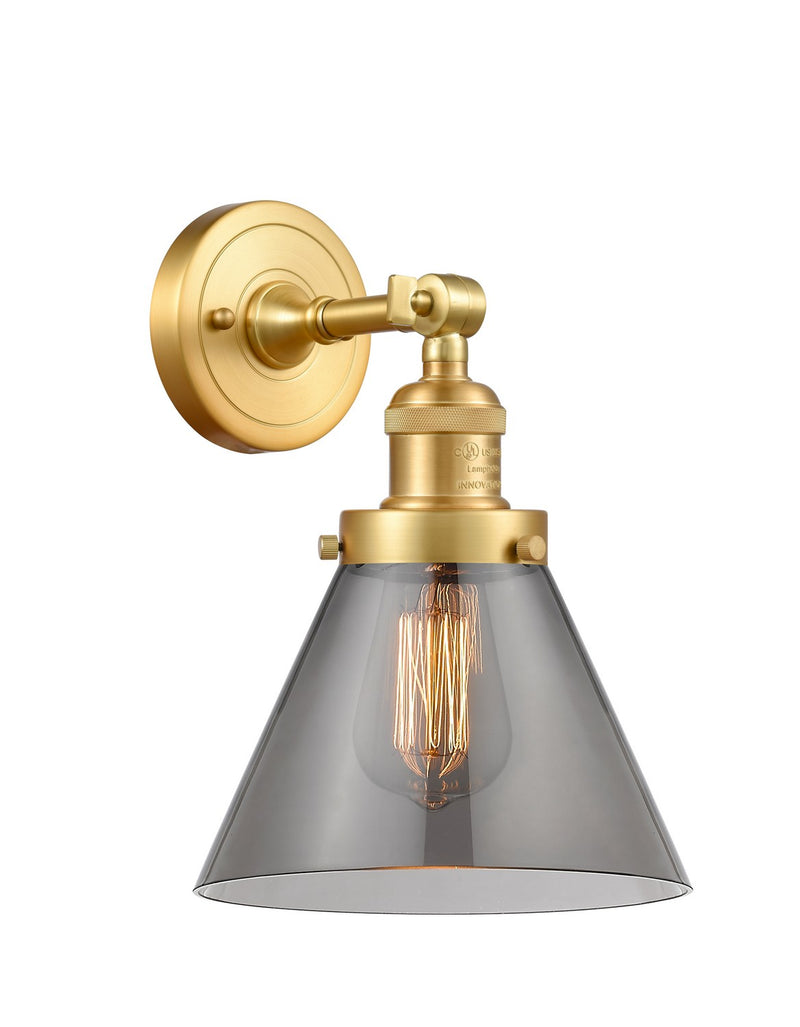 Innovations 203-SG-G43-LED LED Wall Sconce, Satin Gold